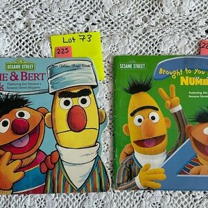 Sesame Street Ernie & Bert shape books